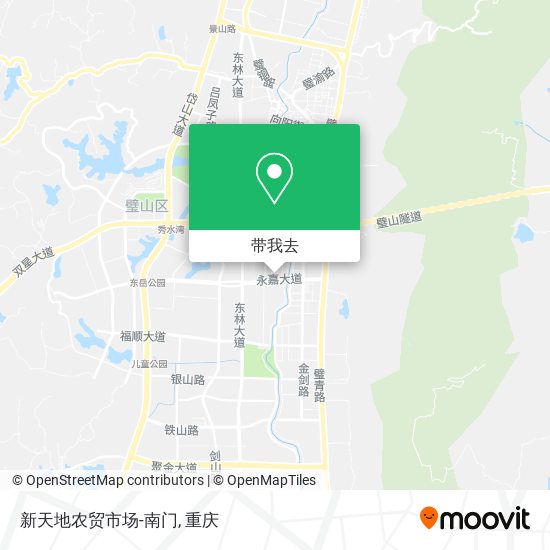 新天地农贸市场-南门地图