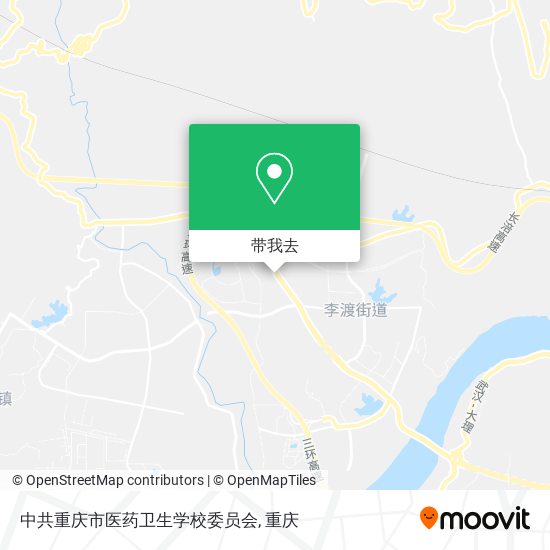 中共重庆市医药卫生学校委员会地图