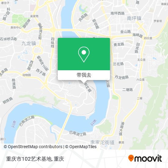 重庆市102艺术基地地图