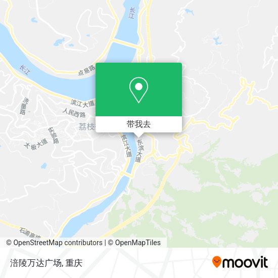 涪陵万达广场地图