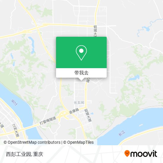 西彭工业园地图