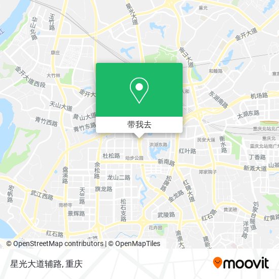 星光大道辅路地图