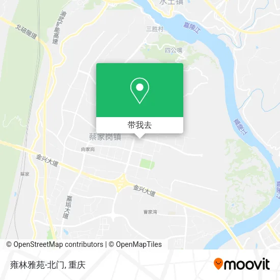 雍林雅苑-北门地图