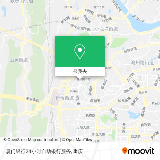 厦门银行24小时自助银行服务地图