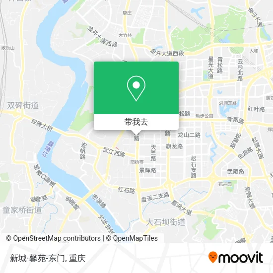 新城·馨苑-东门地图