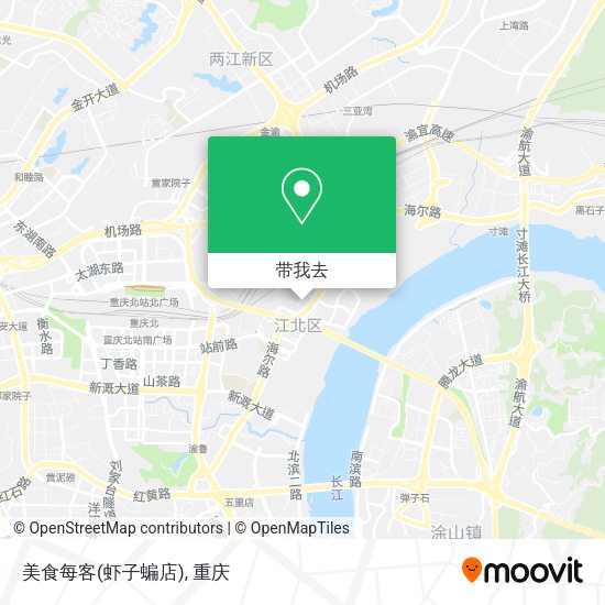 美食每客(虾子蝙店)地图