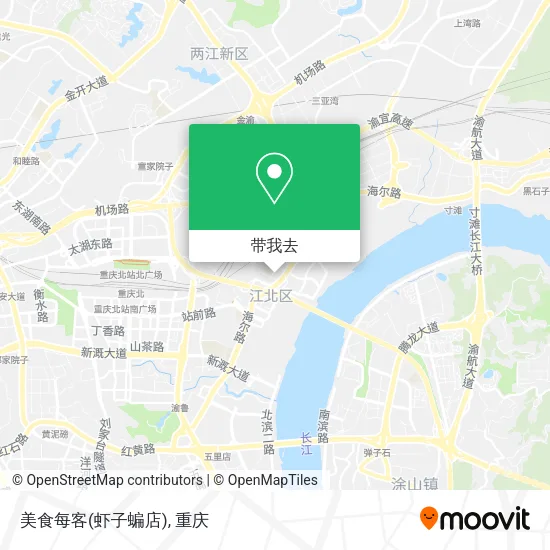 美食每客(虾子蝙店)地图