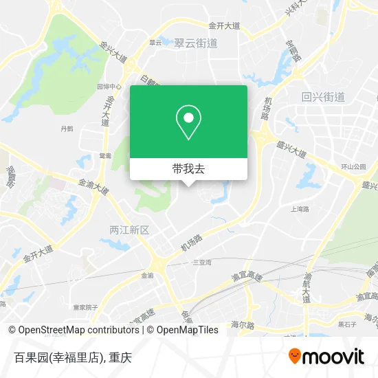 百果园(幸福里店)地图