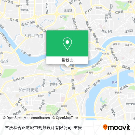 重庆恭合正道城市规划设计有限公司地图