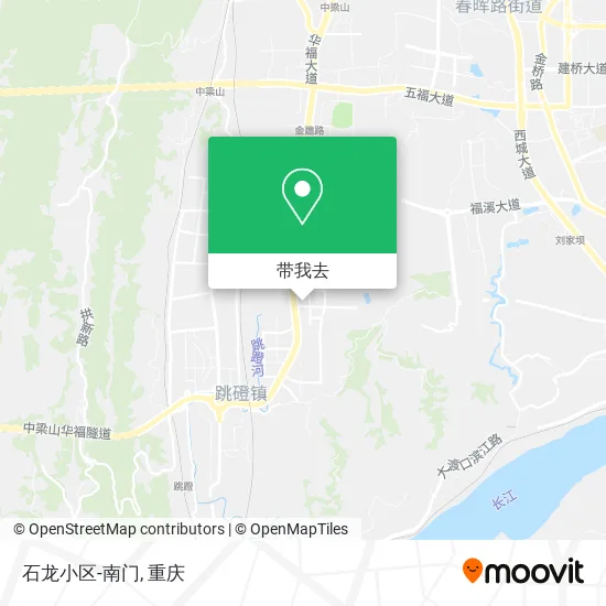 石龙小区-南门地图