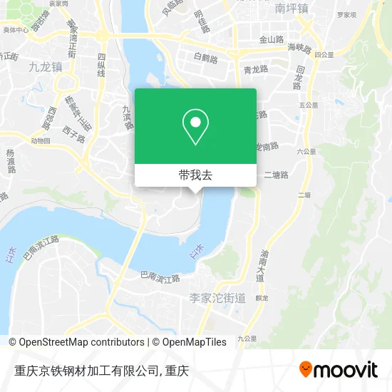 重庆京铁钢材加工有限公司地图