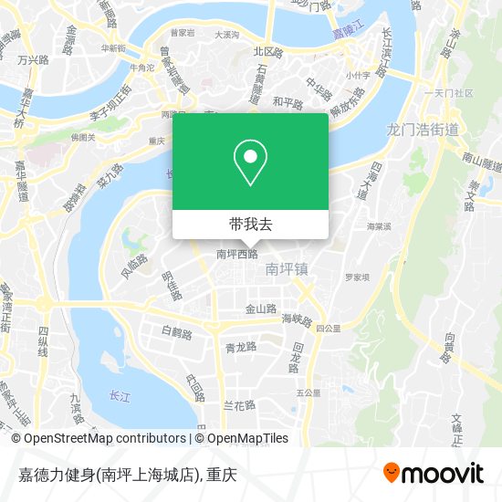 嘉德力健身(南坪上海城店)地图
