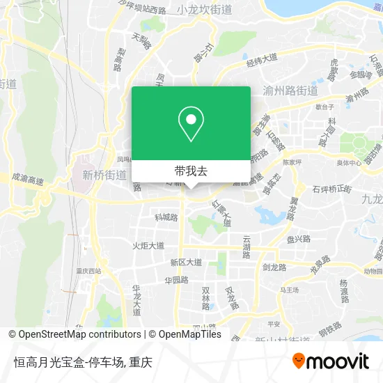 恒高月光宝盒-停车场地图