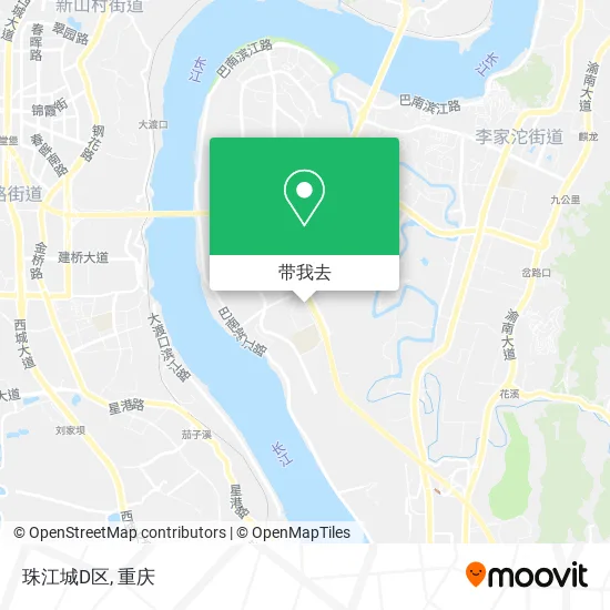 珠江城D区地图