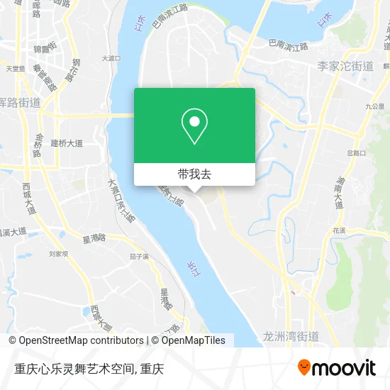 重庆心乐灵舞艺术空间地图