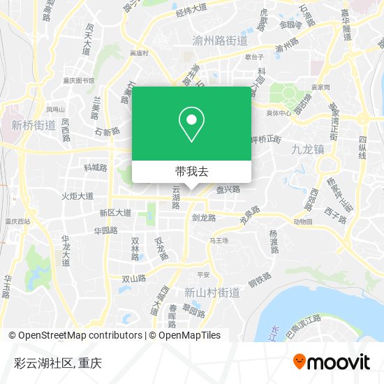彩云湖社区地图