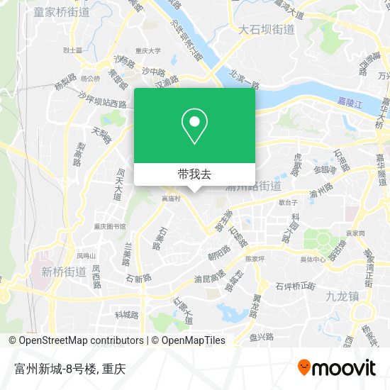 富州新城-8号楼地图