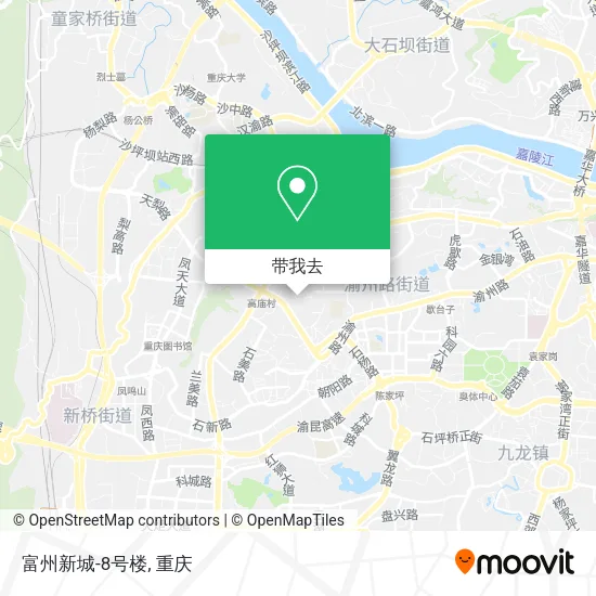 富州新城-8号楼地图