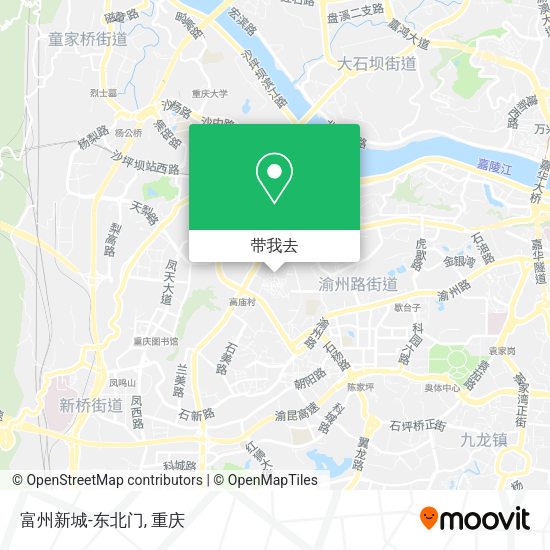 富州新城-东北门地图