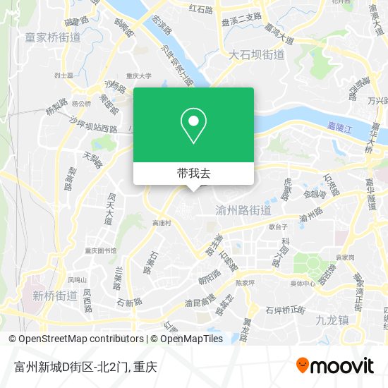 富州新城D街区-北2门地图