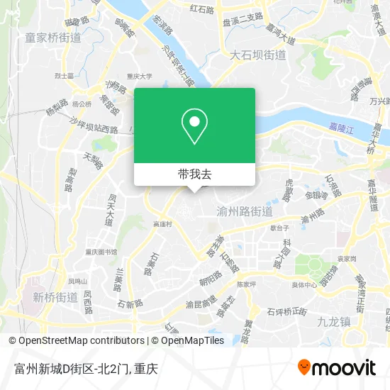 富州新城D街区-北2门地图