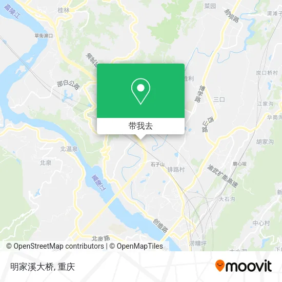 明家溪大桥地图