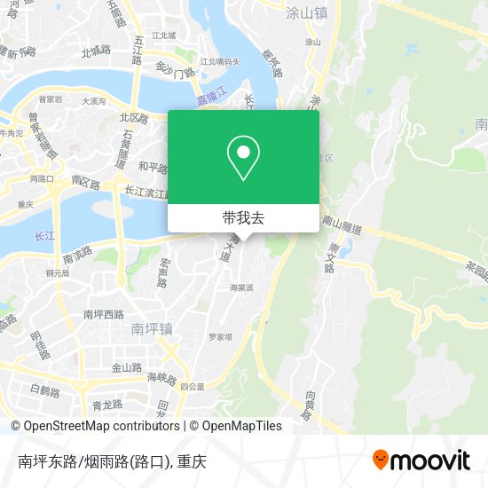 南坪东路/烟雨路(路口)地图