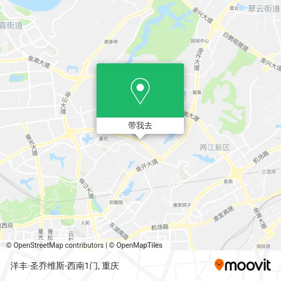 洋丰·圣乔维斯-西南1门地图