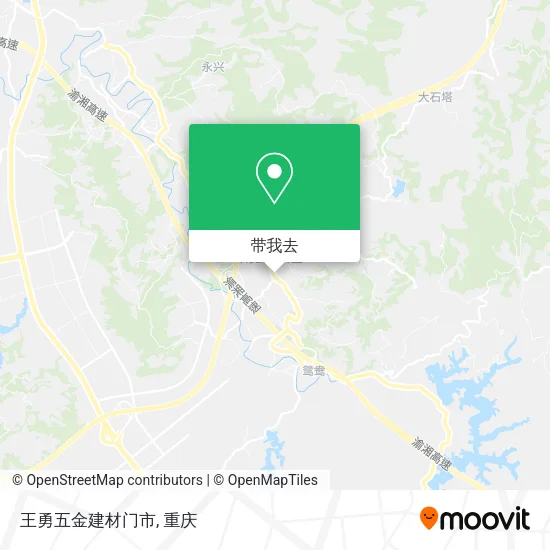 王勇五金建材门市地图