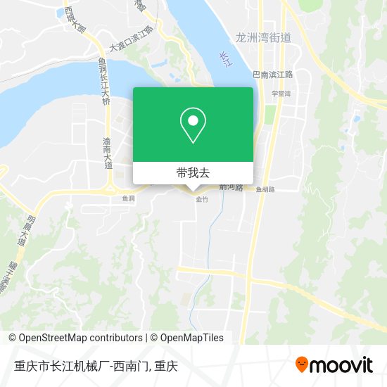 重庆市长江机械厂-西南门地图