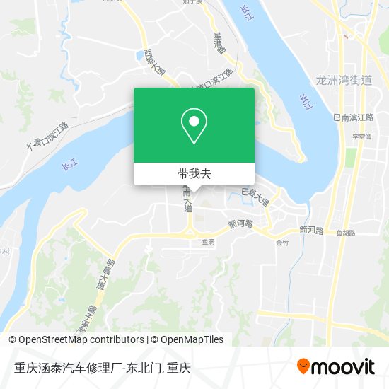 重庆涵泰汽车修理厂-东北门地图
