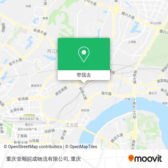 重庆壹顺皖成物流有限公司地图