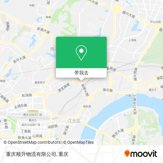 重庆顺升物流有限公司地图