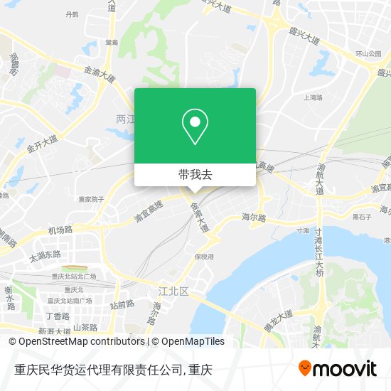 重庆民华货运代理有限责任公司地图