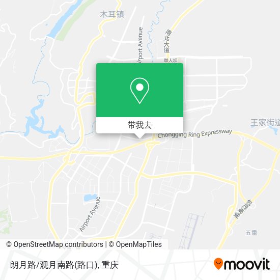 朗月路/观月南路(路口)地图