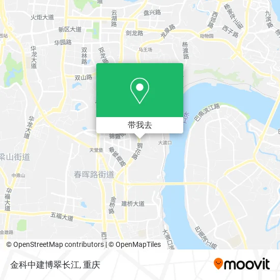 金科中建博翠长江地图