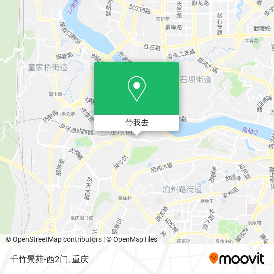 千竹景苑-西2门地图