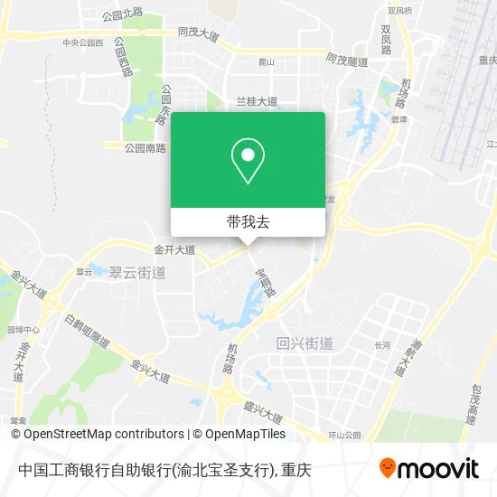 中国工商银行自助银行(渝北宝圣支行)地图