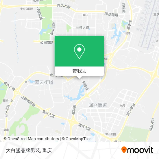 大白鲨品牌男装地图
