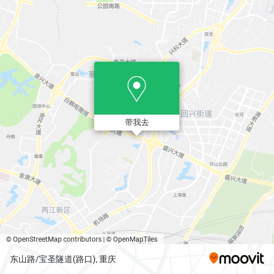 东山路/宝圣隧道(路口)地图