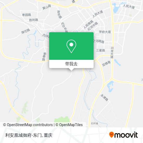 利安凰城御府-东门地图