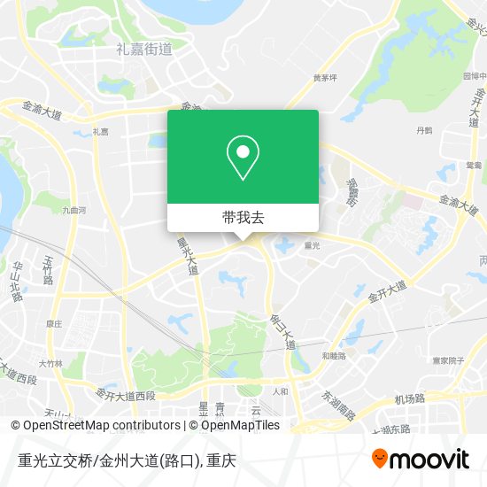 重光立交桥/金州大道(路口)地图