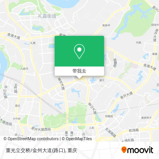 重光立交桥/金州大道(路口)地图