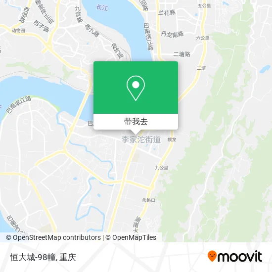 恒大城-98幢地图