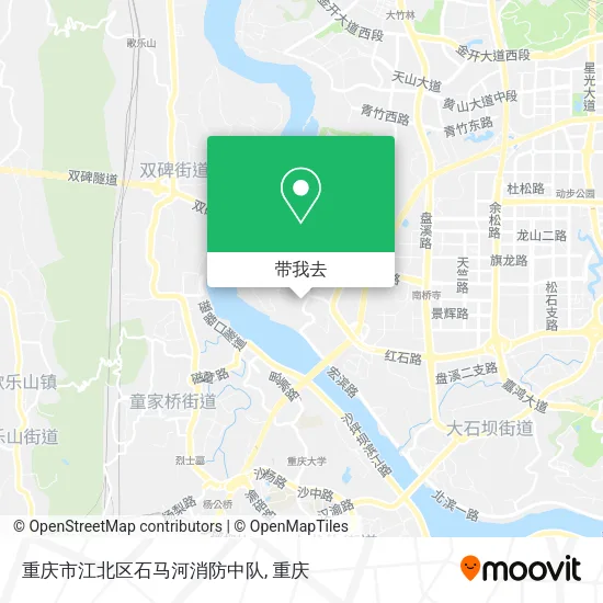 重庆市江北区石马河消防中队地图
