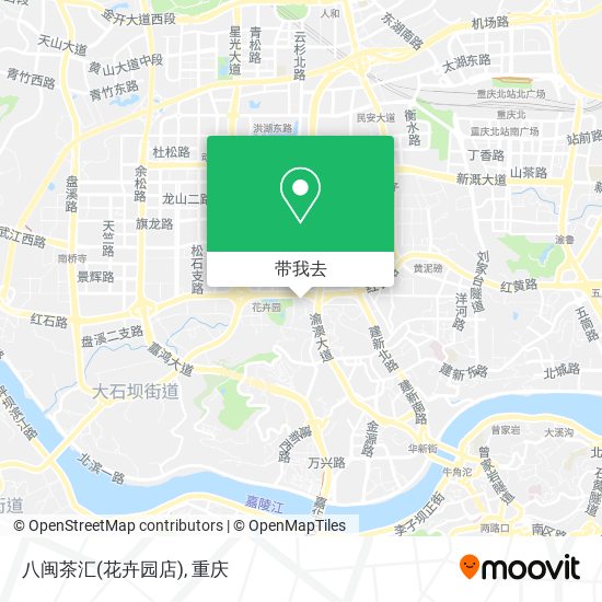 八闽茶汇(花卉园店)地图