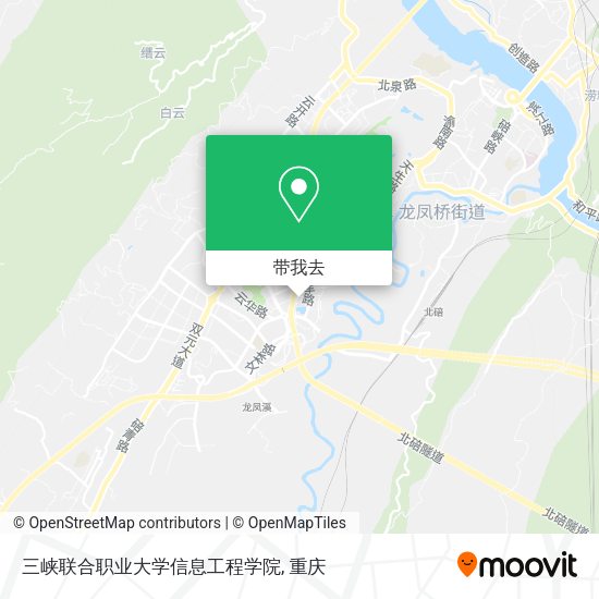 三峡联合职业大学信息工程学院地图