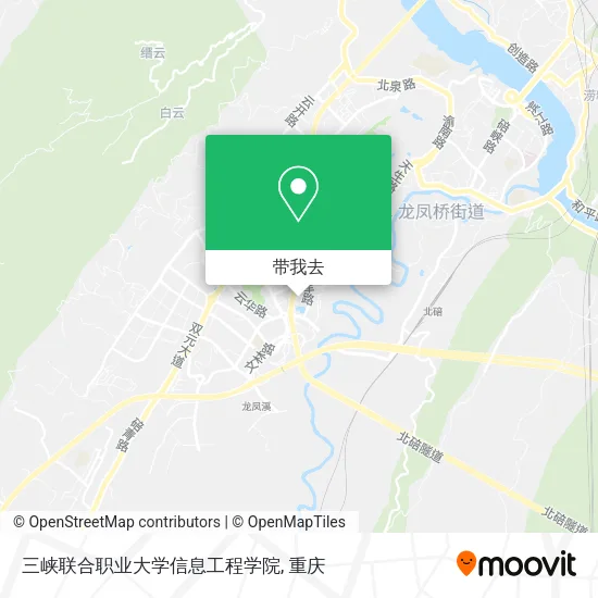 三峡联合职业大学信息工程学院地图