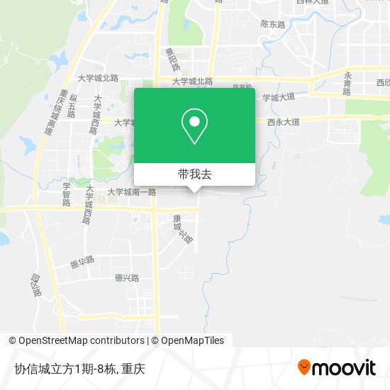 协信城立方1期-8栋地图