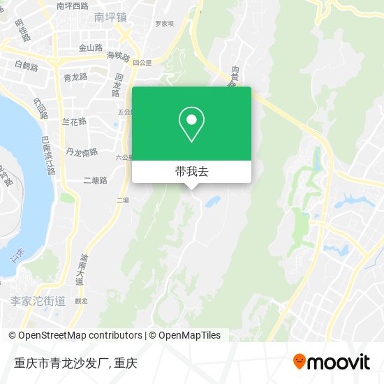 重庆市青龙沙发厂地图
